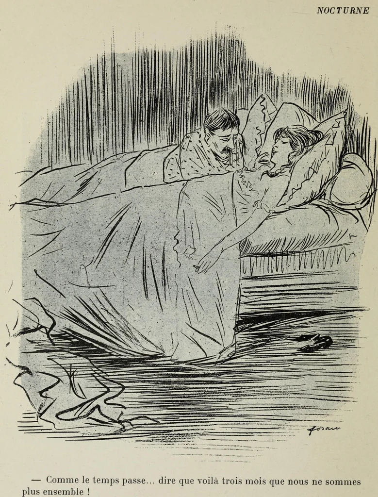 An illustration from La comedie parisienne : 188 dessins, 1904, leaf 123