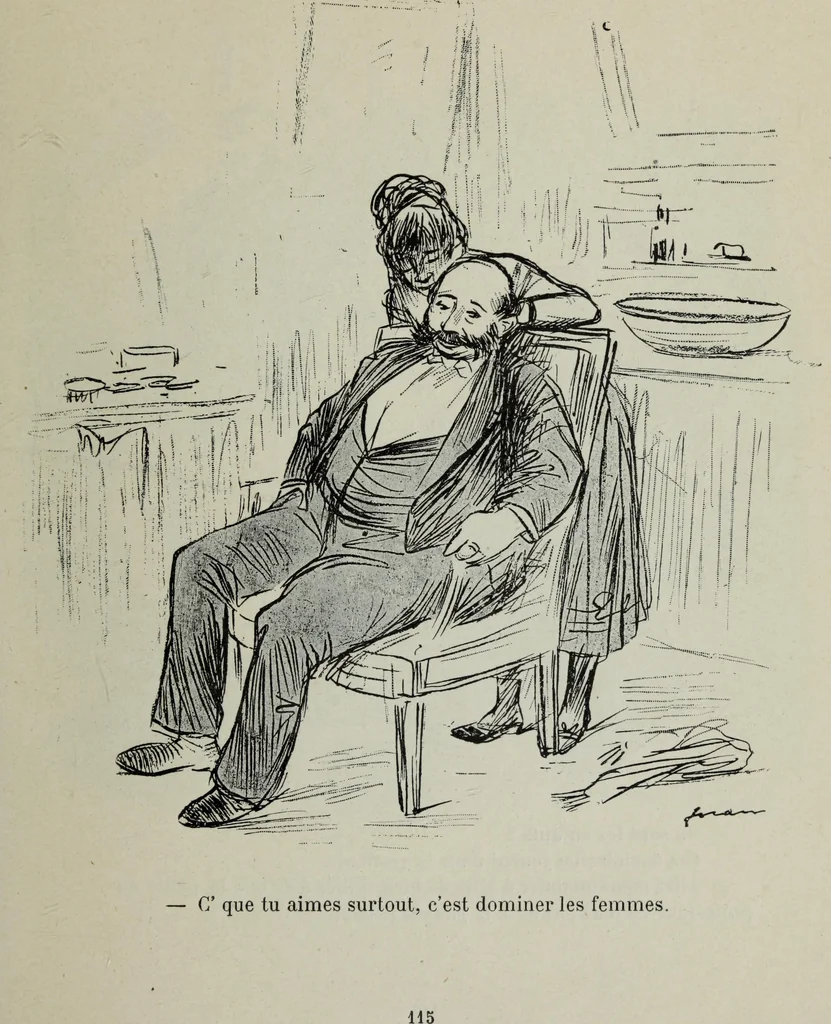 An illustration from La comedie parisienne : 188 dessins, 1904, leaf 124