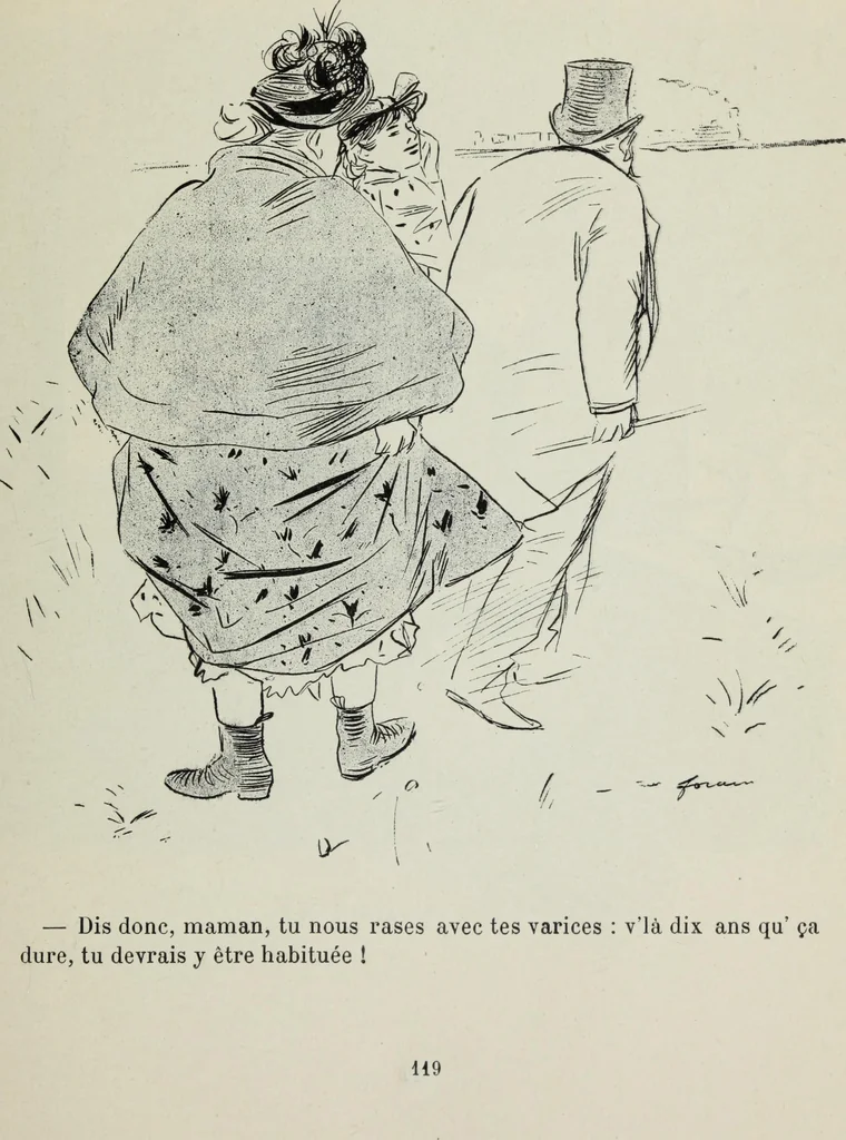 An illustration from La comedie parisienne : 188 dessins, 1904, leaf 128