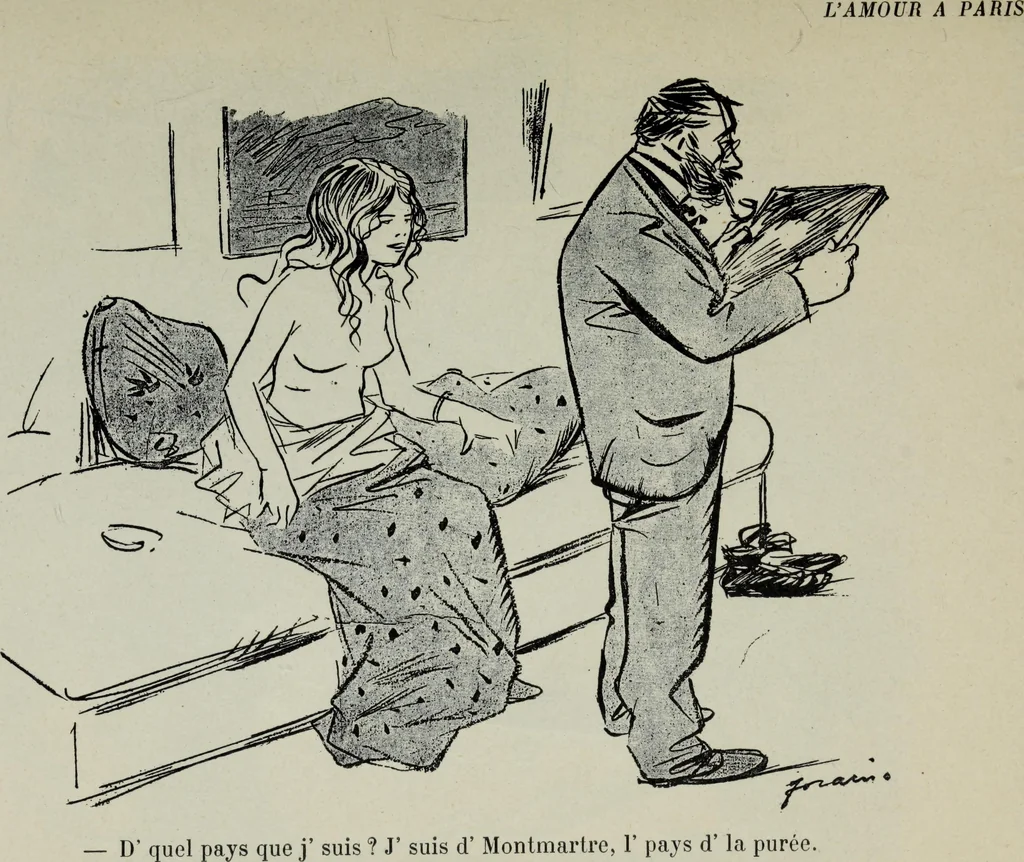 An illustration from La comedie parisienne : 188 dessins, 1904, leaf 134