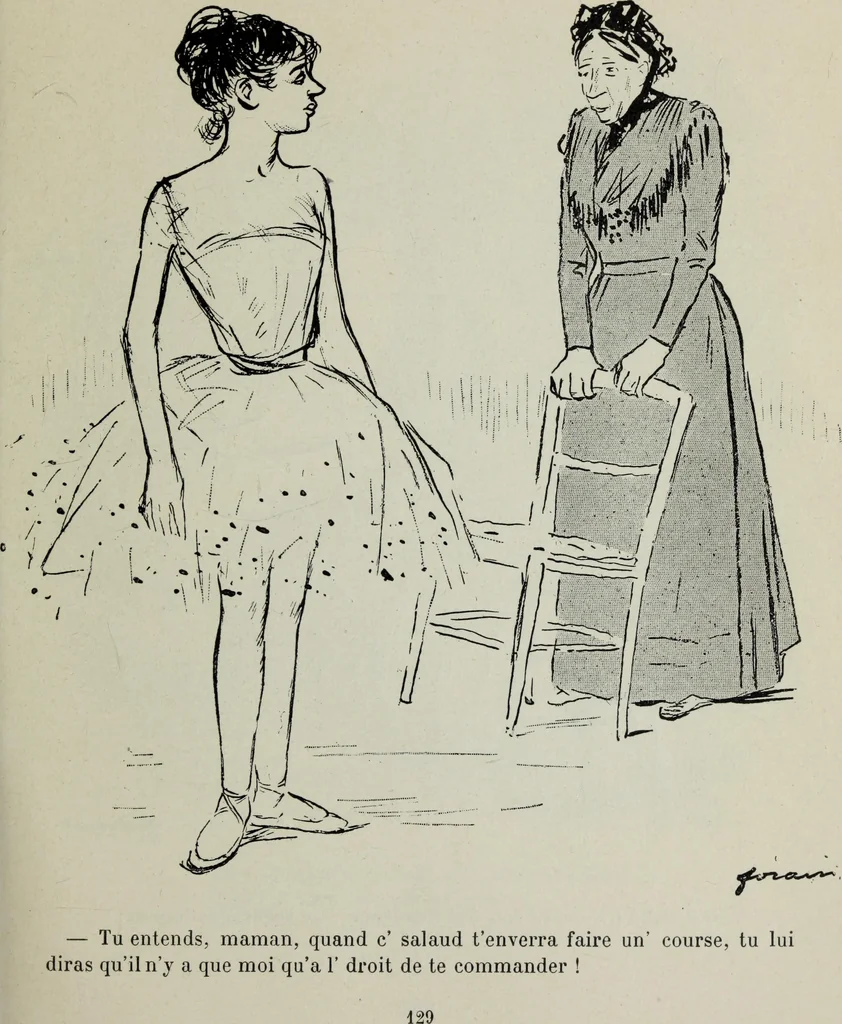 An illustration from La comedie parisienne : 188 dessins, 1904, leaf 138