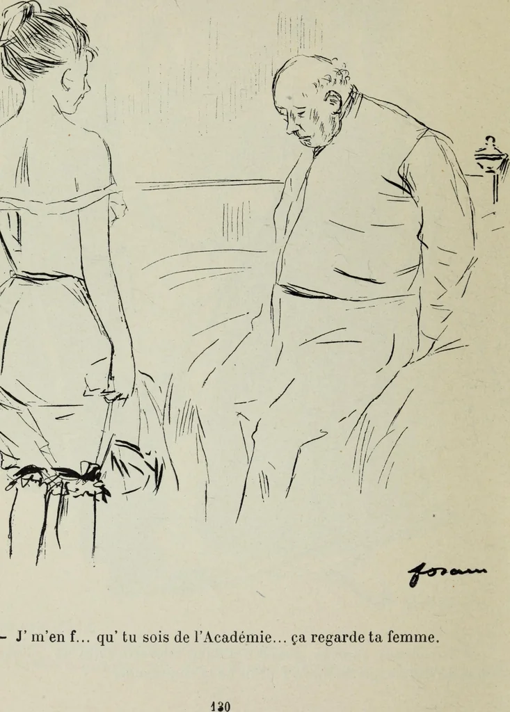An illustration from La comedie parisienne : 188 dessins, 1904, leaf 139