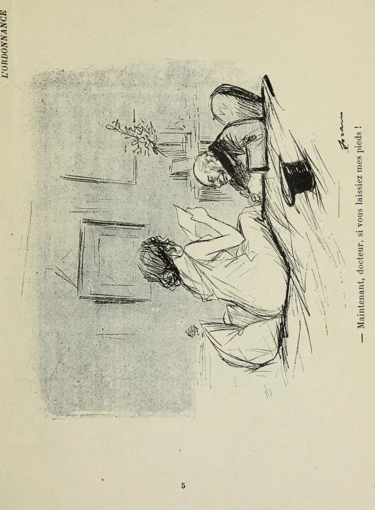 An illustration from La comedie parisienne : 188 dessins, 1904, leaf 14
