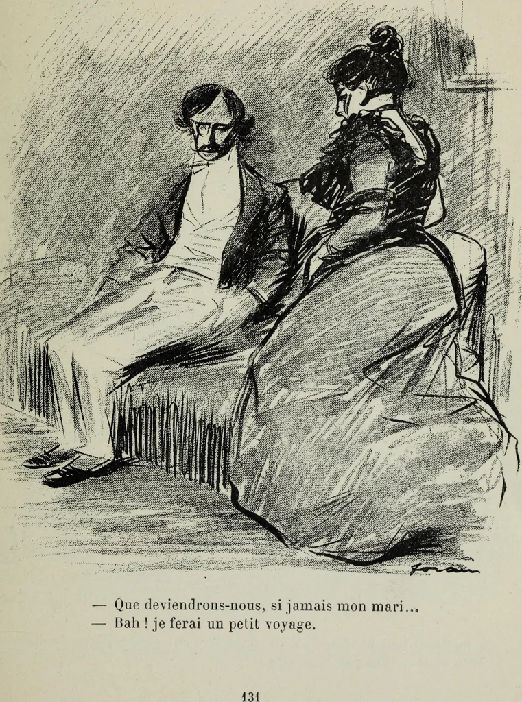 An illustration from La comedie parisienne : 188 dessins, 1904, leaf 140