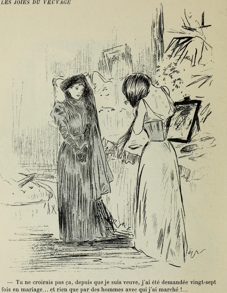 An illustration from La comedie parisienne : 188 dessins, 1904, leaf 147