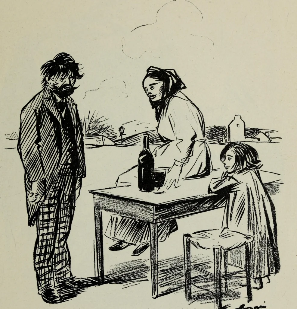 An illustration from La comedie parisienne : 188 dessins, 1904, leaf 148