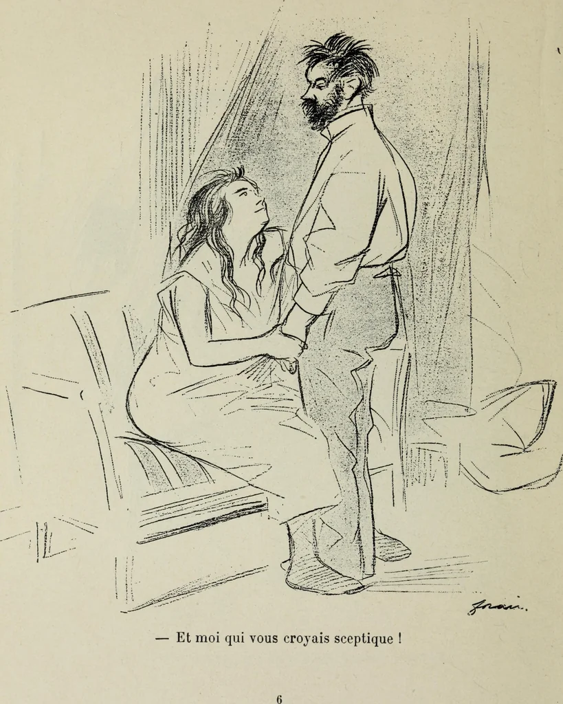 An illustration from La comedie parisienne : 188 dessins, 1904, leaf 15