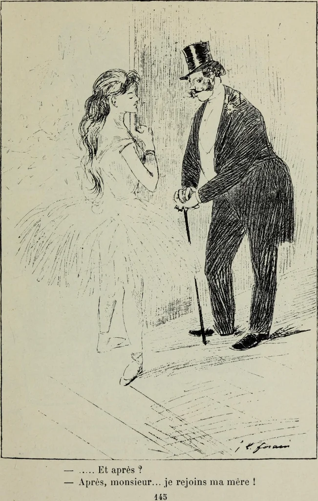 An illustration from La comedie parisienne : 188 dessins, 1904, leaf 154