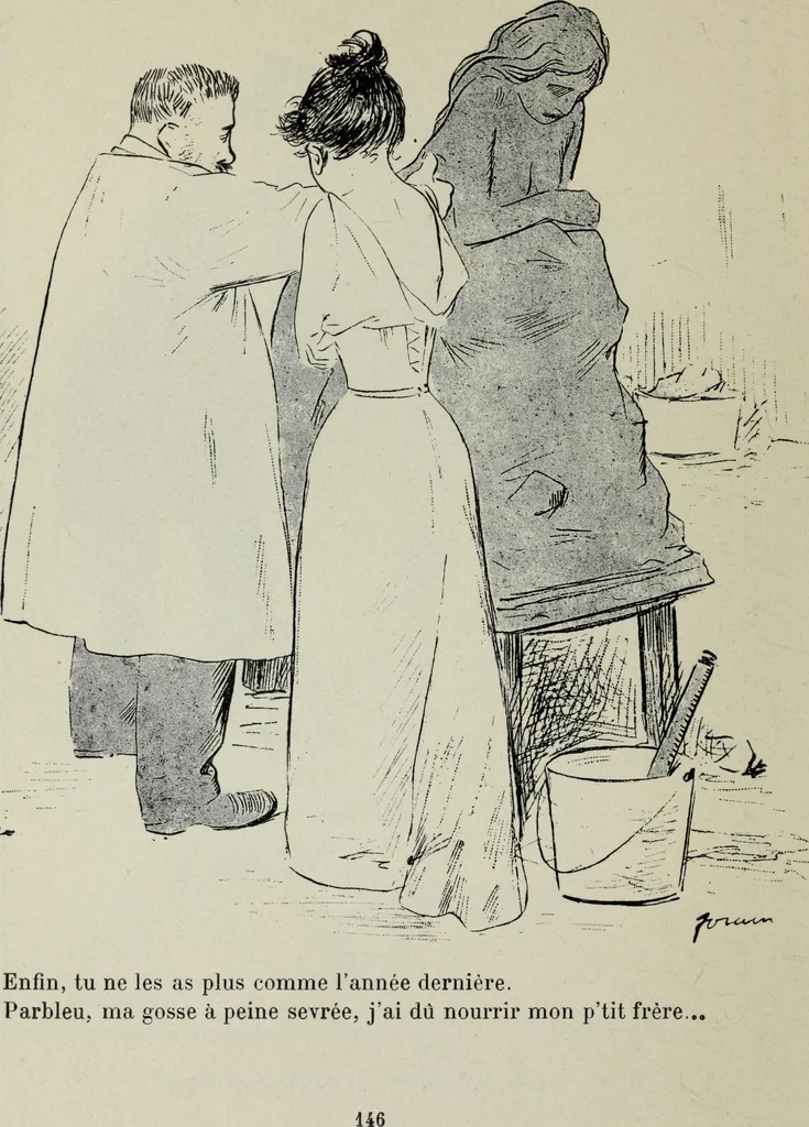 An illustration from La comedie parisienne : 188 dessins, 1904, leaf 155