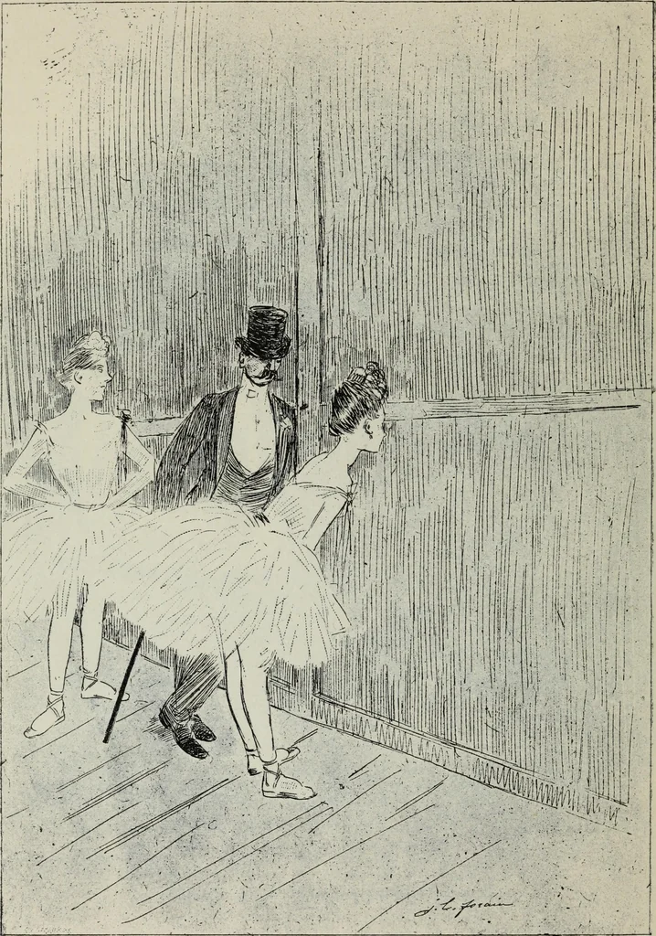 An illustration from La comedie parisienne : 188 dessins, 1904, leaf 159