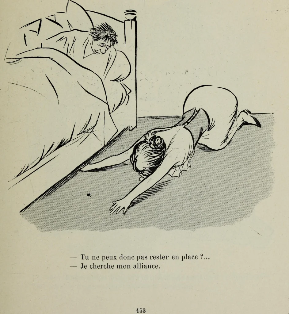 An illustration from La comedie parisienne : 188 dessins, 1904, leaf 162