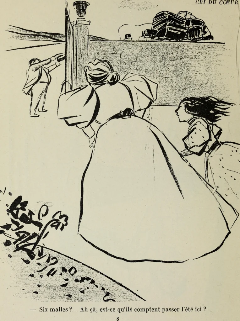 An illustration from La comedie parisienne : 188 dessins, 1904, leaf 17