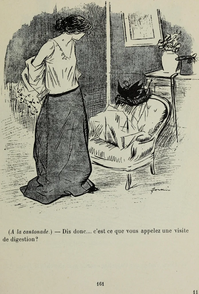 An illustration from La comedie parisienne : 188 dessins, 1904, leaf 170