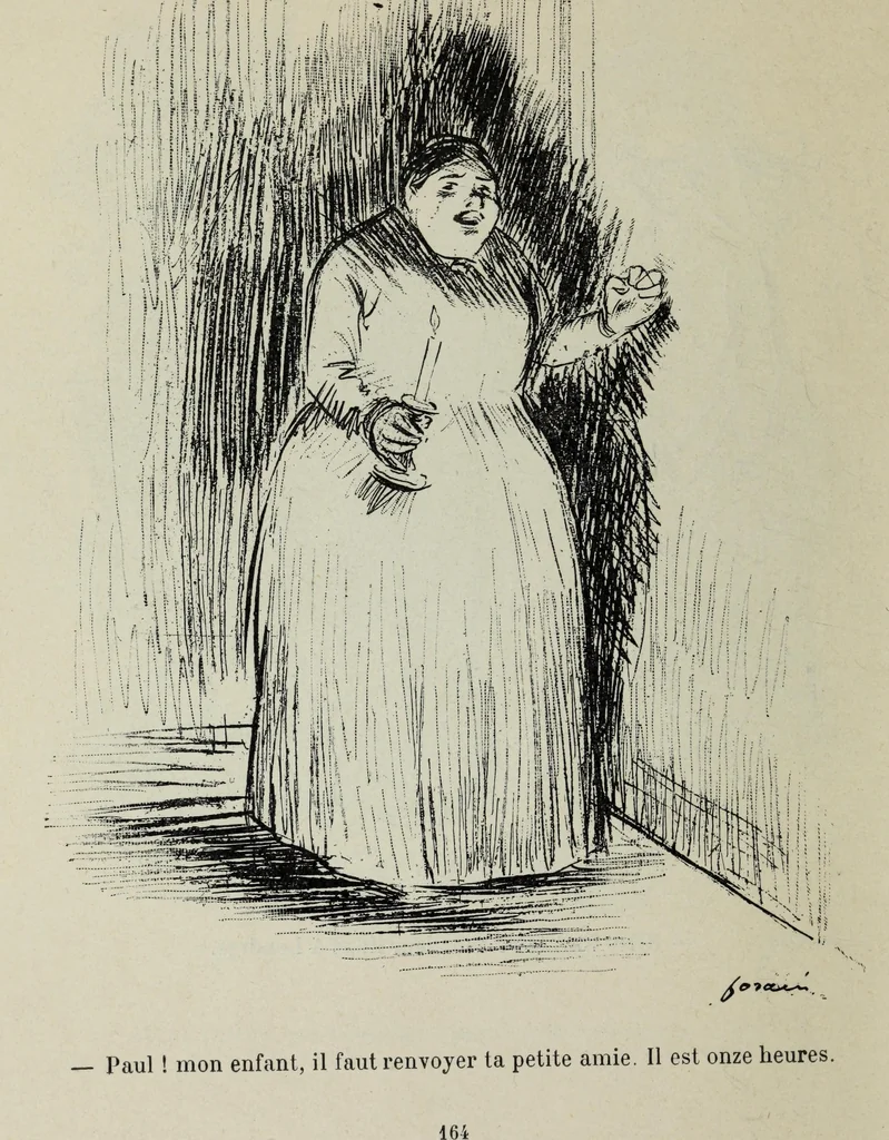 An illustration from La comedie parisienne : 188 dessins, 1904, leaf 173