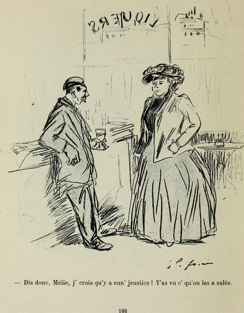 An illustration from La comedie parisienne : 188 dessins, 1904, leaf 175