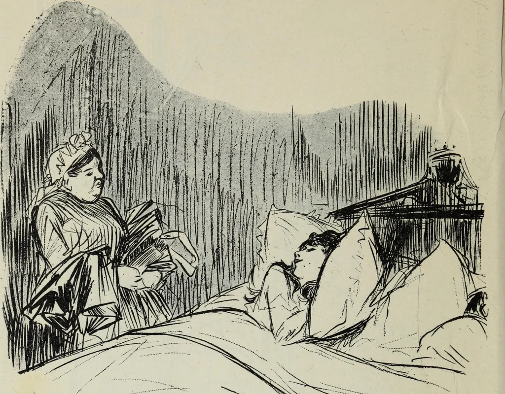 An illustration from La comedie parisienne : 188 dessins, 1904, leaf 177