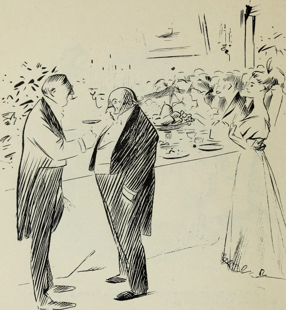 An illustration from La comedie parisienne : 188 dessins, 1904, leaf 181