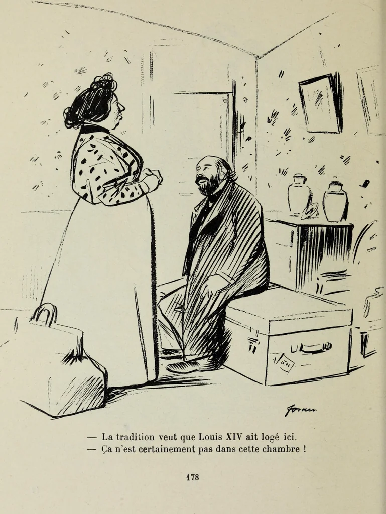 An illustration from La comedie parisienne : 188 dessins, 1904, leaf 187