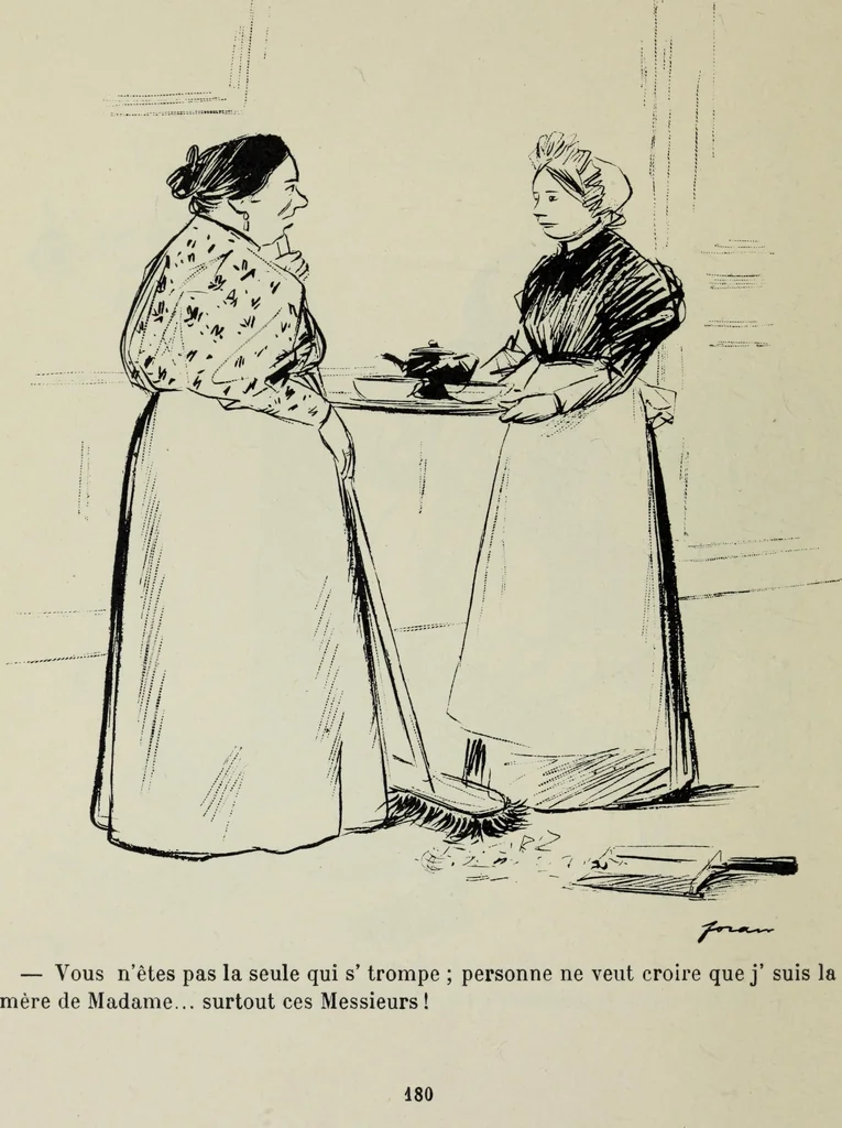 An illustration from La comedie parisienne : 188 dessins, 1904, leaf 189