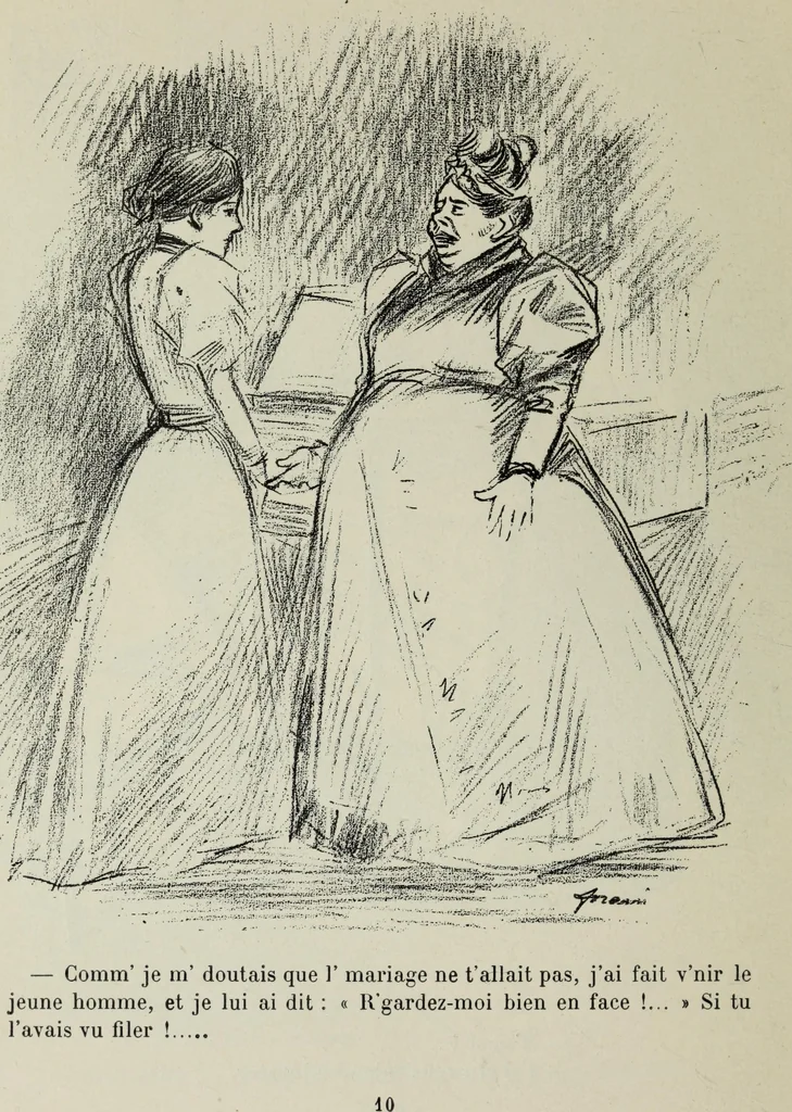 An illustration from La comedie parisienne : 188 dessins, 1904, leaf 19
