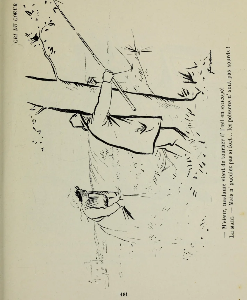 An illustration from La comedie parisienne : 188 dessins, 1904, leaf 190