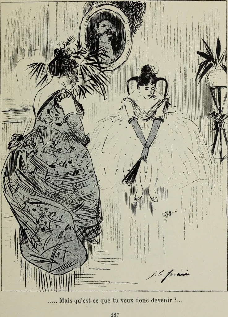 An illustration from La comedie parisienne : 188 dessins, 1904, leaf 196