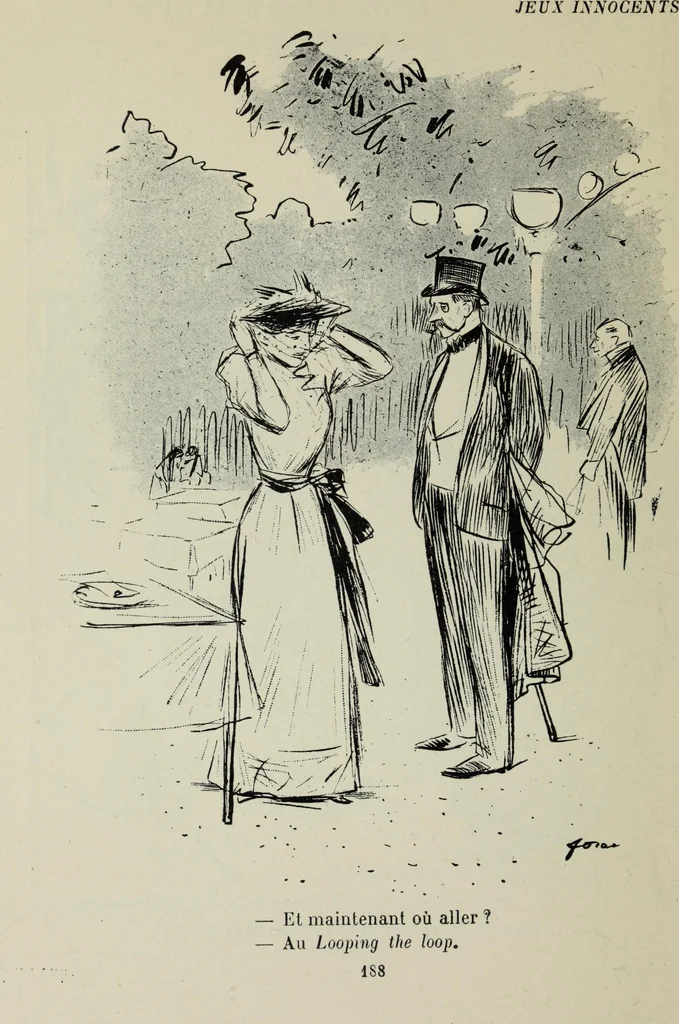 An illustration from La comedie parisienne : 188 dessins, 1904, leaf 197