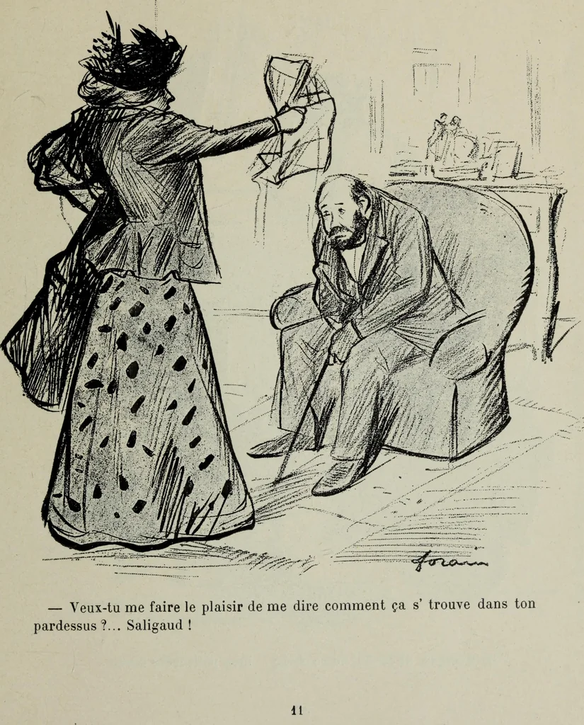 An illustration from La comedie parisienne : 188 dessins, 1904, leaf 20