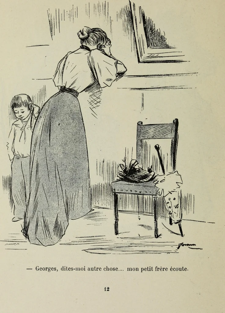 An illustration from La comedie parisienne : 188 dessins, 1904, leaf 21