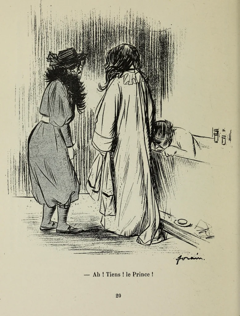 An illustration from La comedie parisienne : 188 dessins, 1904, leaf 29