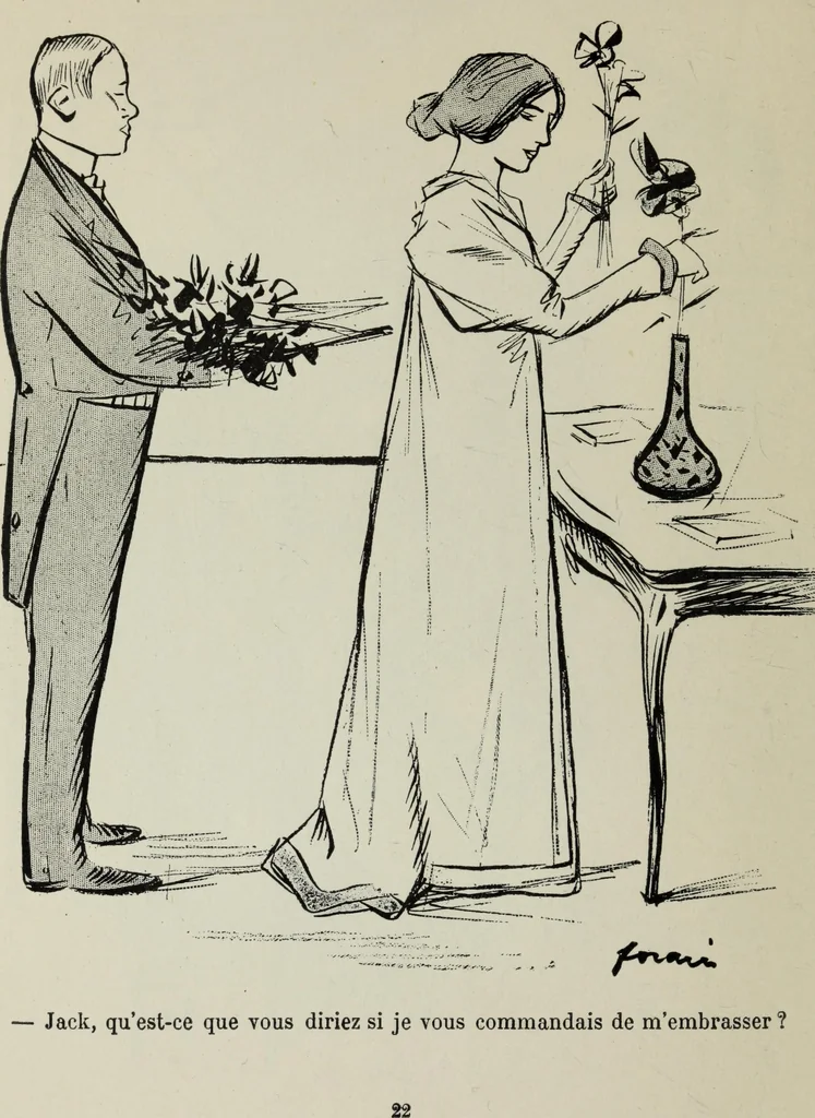 An illustration from La comedie parisienne : 188 dessins, 1904, leaf 31