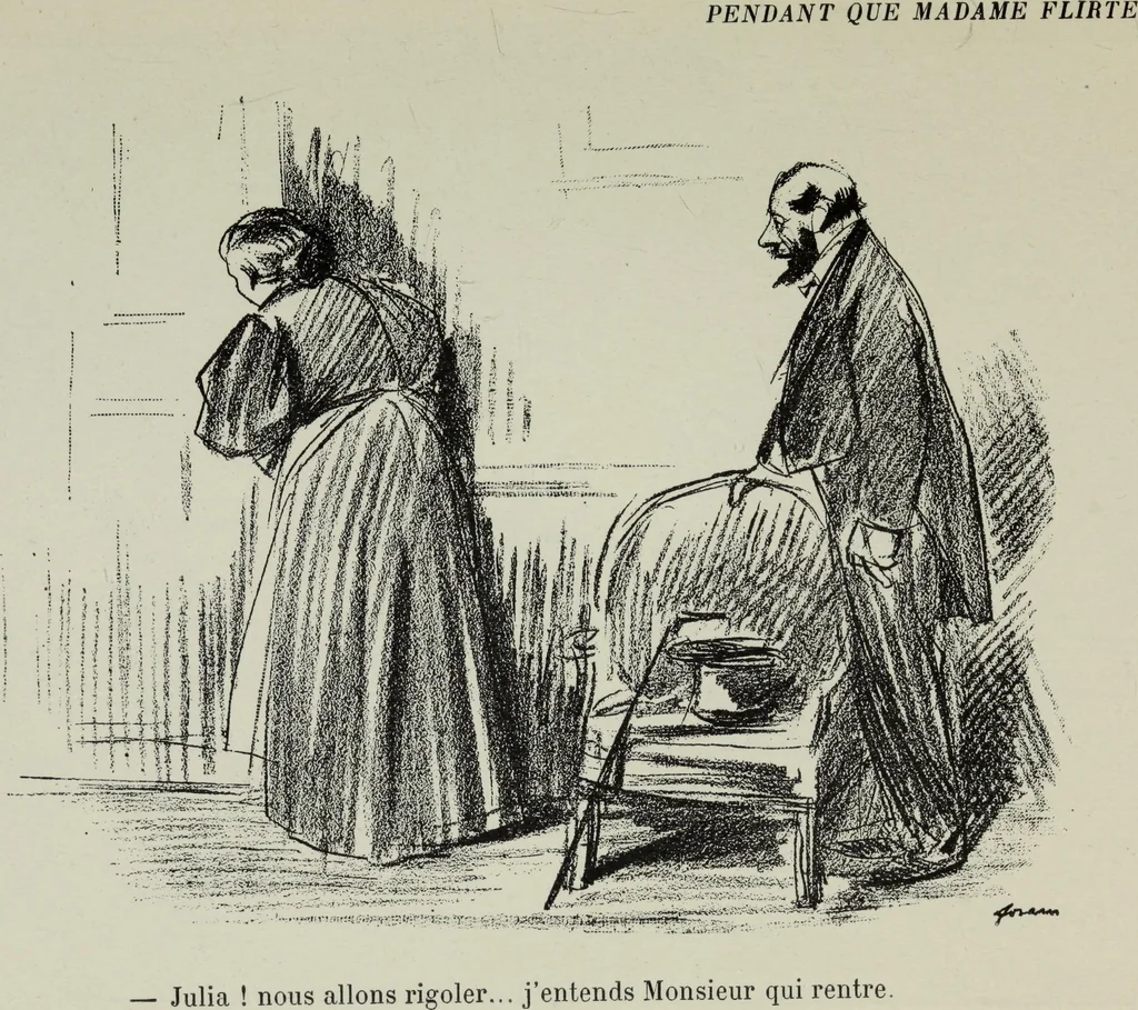 An illustration from La comedie parisienne : 188 dessins, 1904, leaf 36