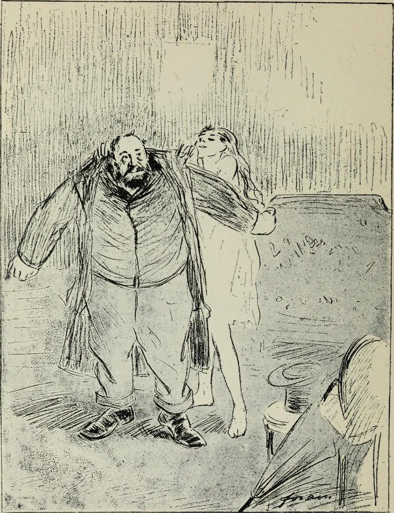 An illustration from La comedie parisienne : 188 dessins, 1904, leaf 37