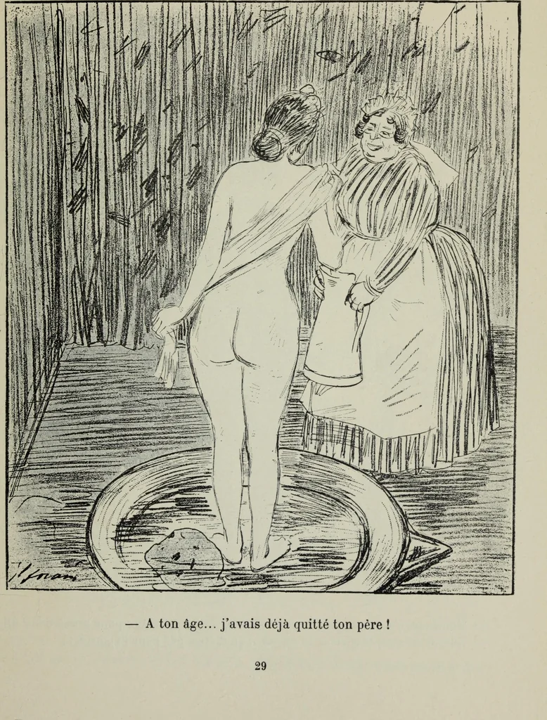 An illustration from La comedie parisienne : 188 dessins, 1904, leaf 38