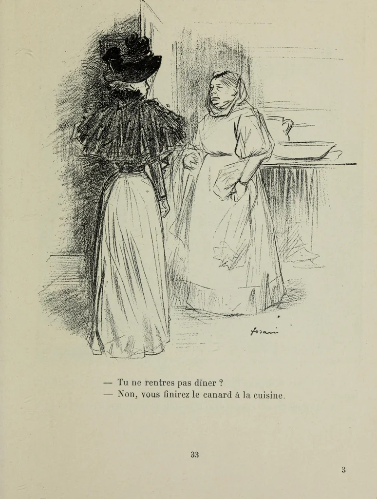 An illustration from La comedie parisienne : 188 dessins, 1904, leaf 42