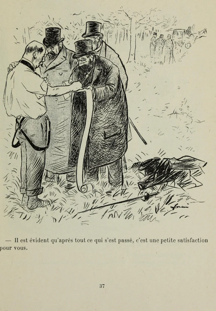 An illustration from La comedie parisienne : 188 dessins, 1904, leaf 46