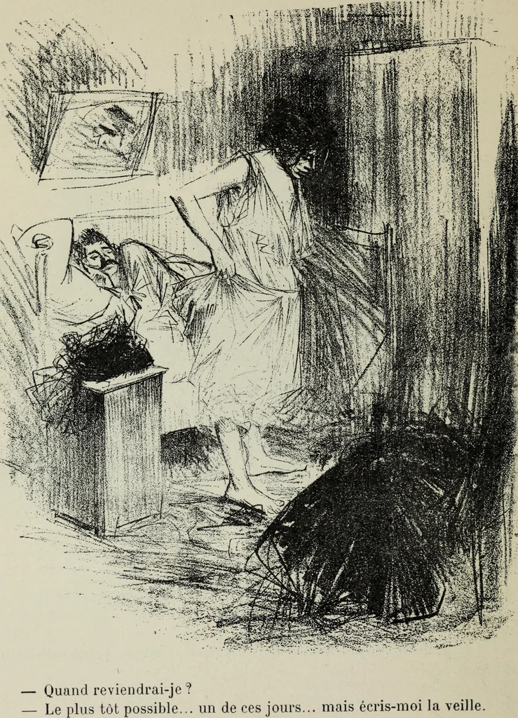 An illustration from La comedie parisienne : 188 dessins, 1904, leaf 47