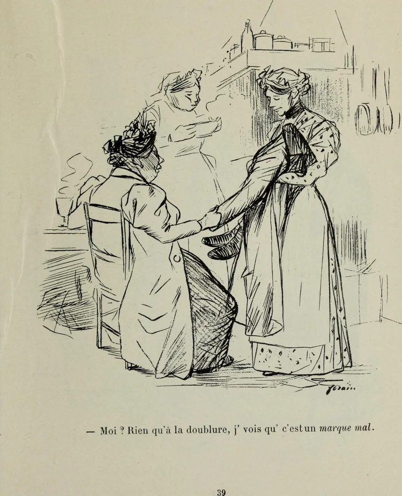 An illustration from La comedie parisienne : 188 dessins, 1904, leaf 48