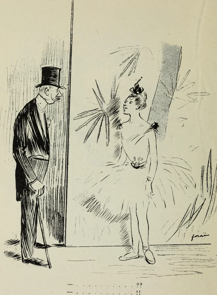 An illustration from La comedie parisienne : 188 dessins, 1904, leaf 49