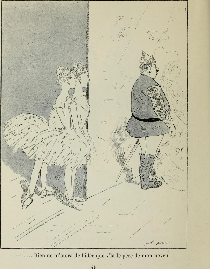 An illustration from La comedie parisienne : 188 dessins, 1904, leaf 53