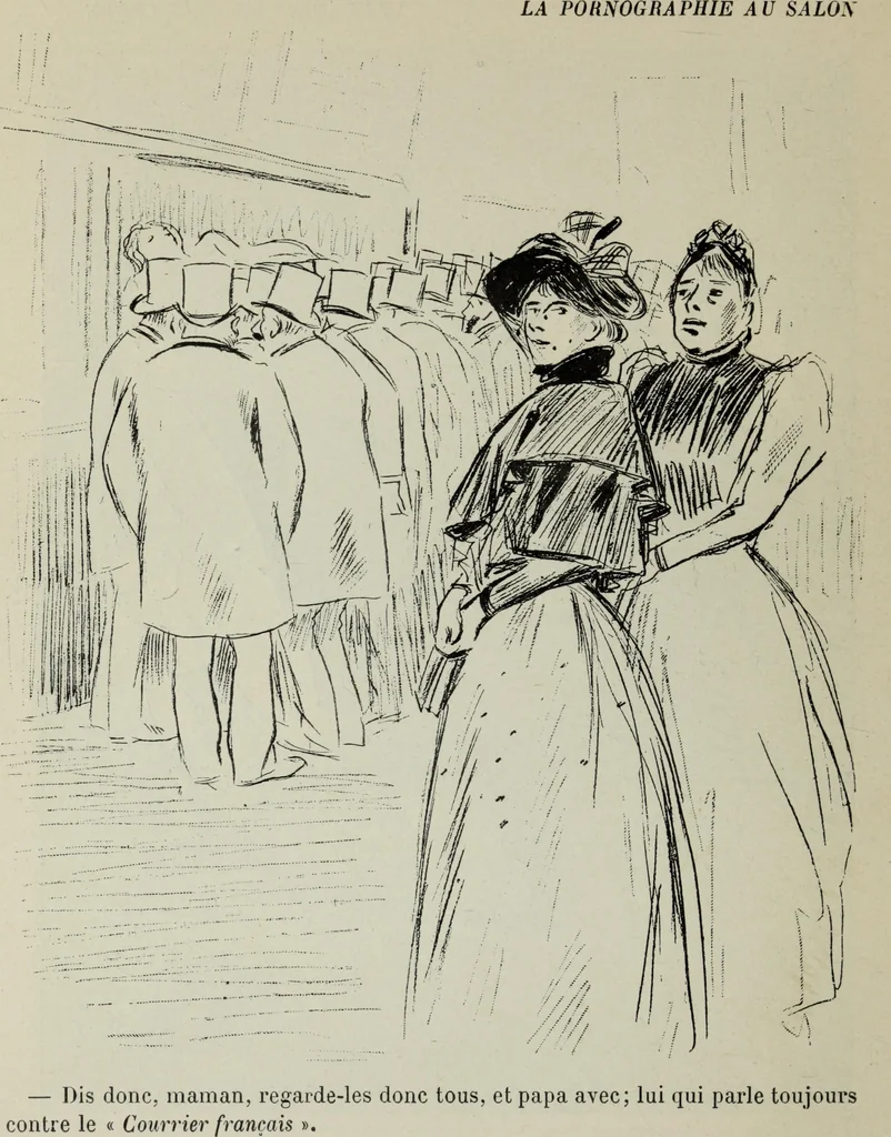 An illustration from La comedie parisienne : 188 dessins, 1904, leaf 55