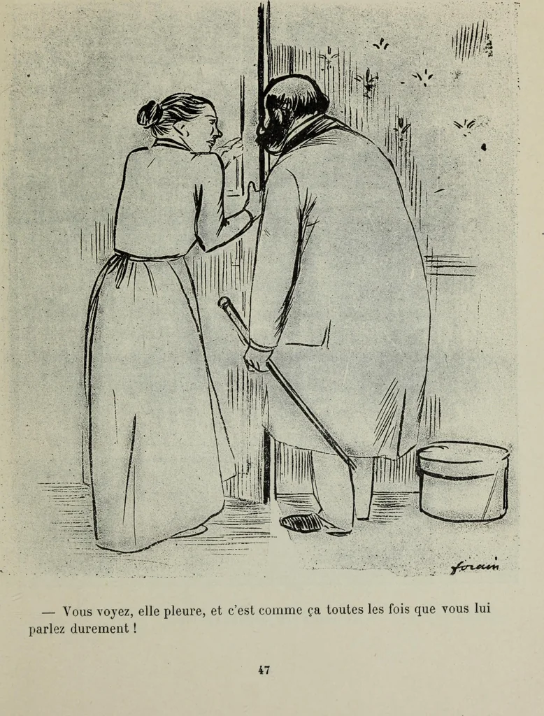An illustration from La comedie parisienne : 188 dessins, 1904, leaf 56