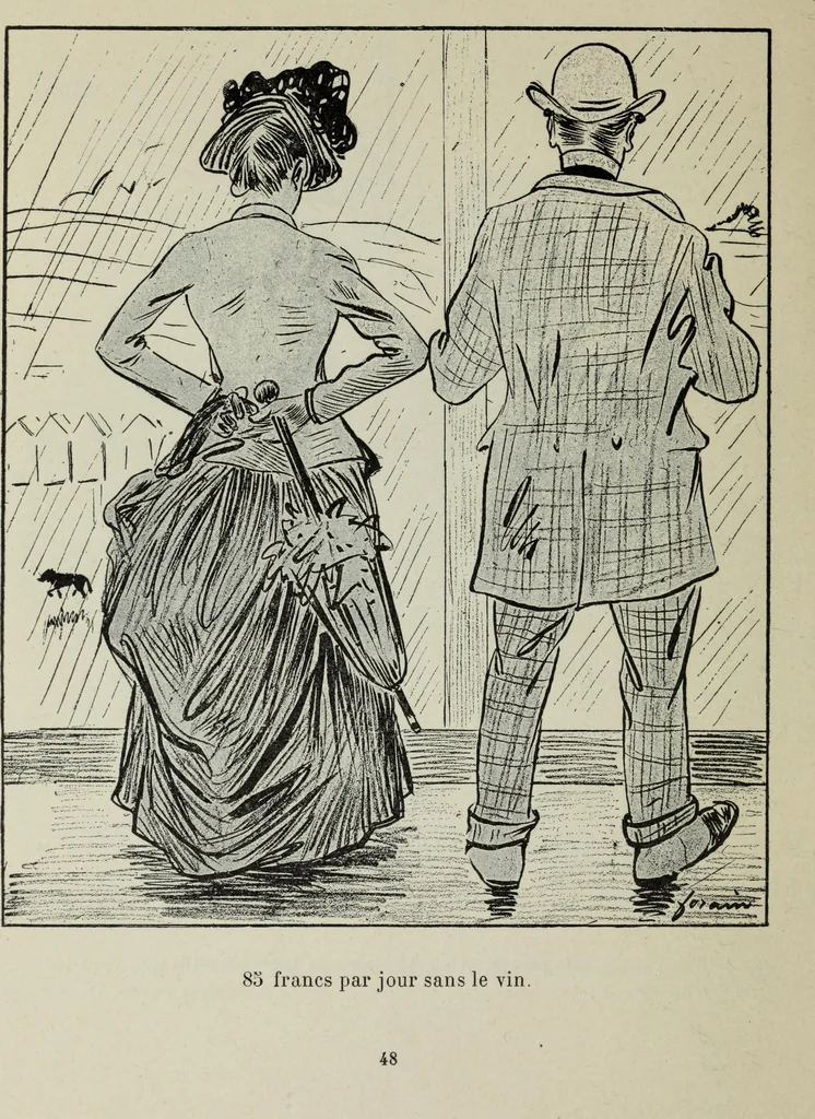 An illustration from La comedie parisienne : 188 dessins, 1904, leaf 57