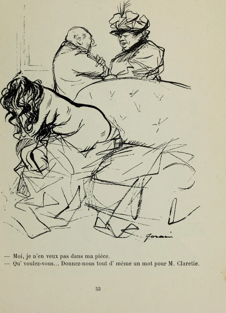 An illustration from La comedie parisienne : 188 dessins, 1904, leaf 62