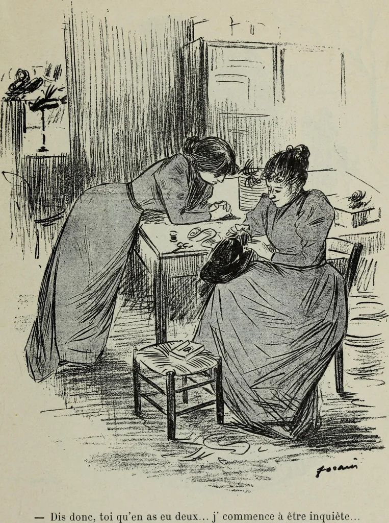 An illustration from La comedie parisienne : 188 dessins, 1904, leaf 64