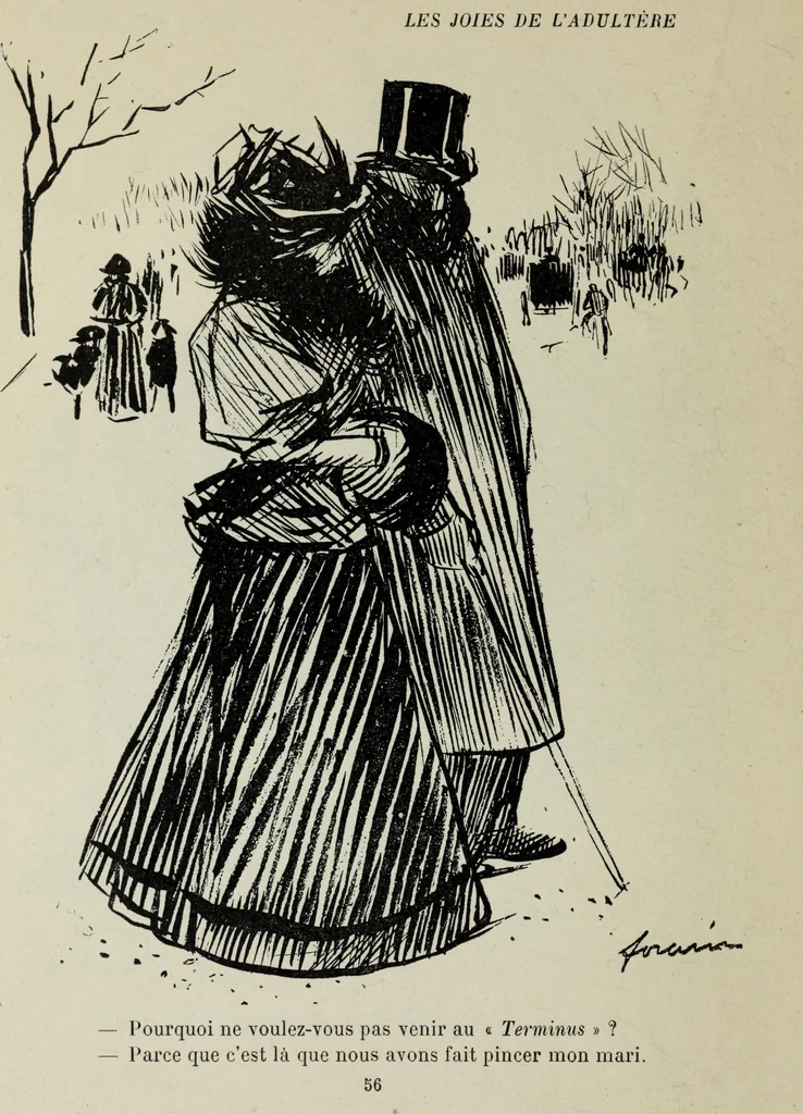 An illustration from La comedie parisienne : 188 dessins, 1904, leaf 65