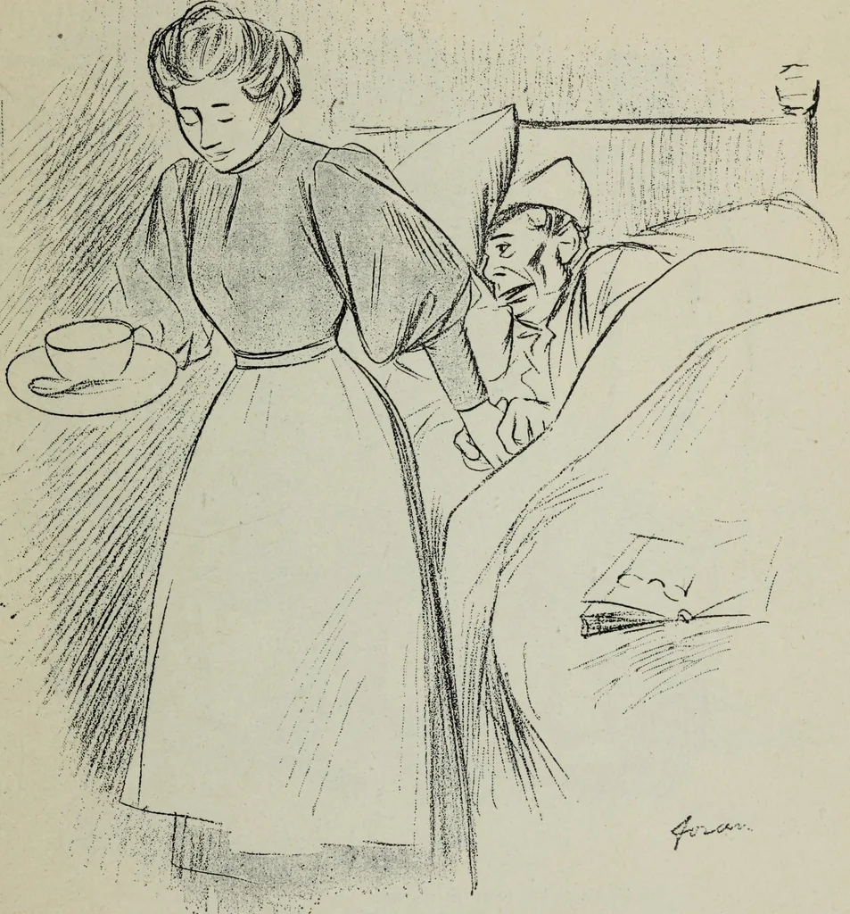 An illustration from La comedie parisienne : 188 dessins, 1904, leaf 66