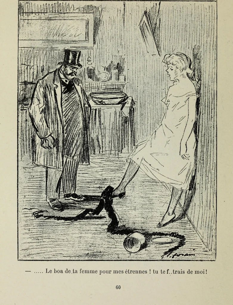 An illustration from La comedie parisienne : 188 dessins, 1904, leaf 69