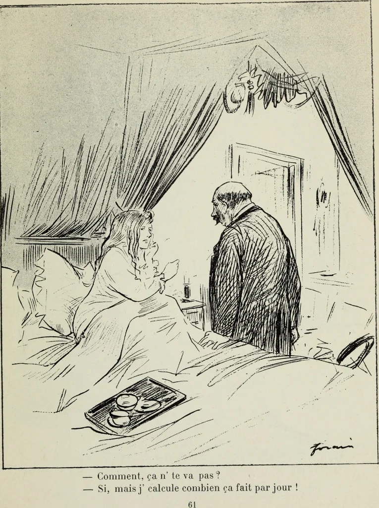 An illustration from La comedie parisienne : 188 dessins, 1904, leaf 70