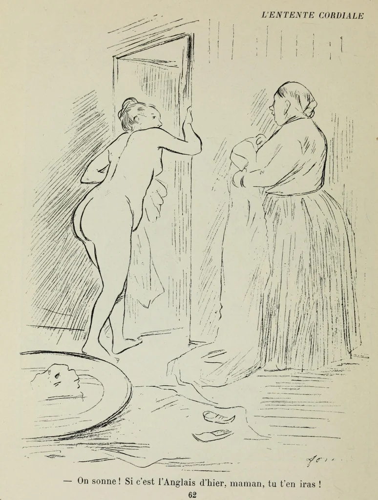 An illustration from La comedie parisienne : 188 dessins, 1904, leaf 71